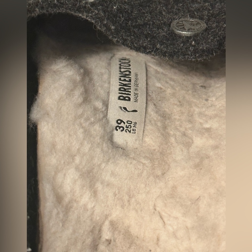 Birkenstock Zermatt Wool Clog Indoor Slippers Womens Size 39 US 8/8.5 - Picture 5 of 9